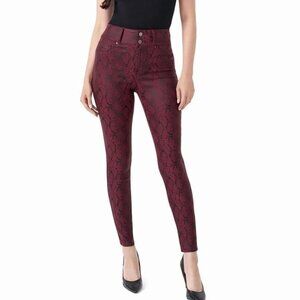 NWT Seven7 Snake Print Curvy Jeans, Size 4